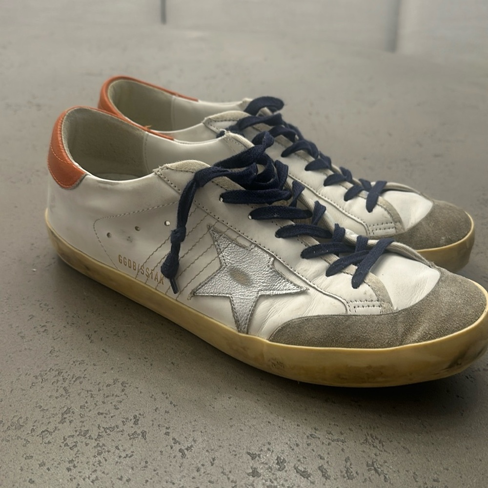 Super-Star Penstar with silver star and orange heel tab